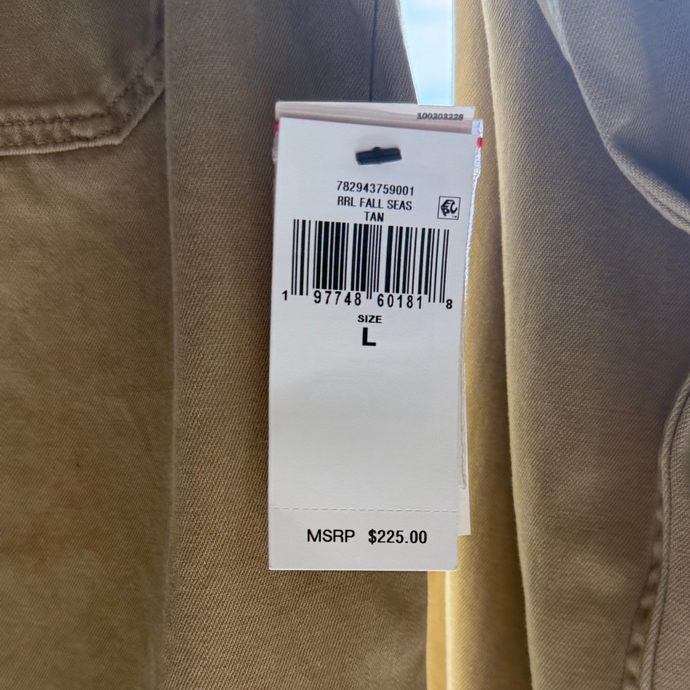 Ralph Lauren Double RL Tan Shirt - Picture 2 of 6